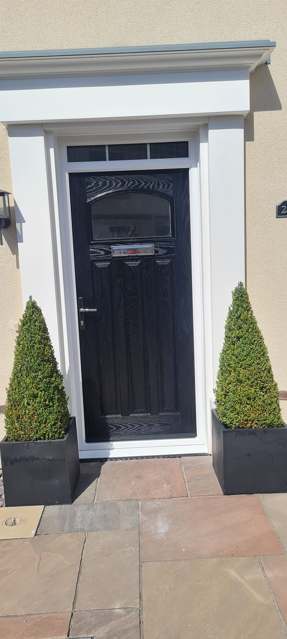 new front door in Abergavenny, South Wales, Herefordshire and Gloucestershire